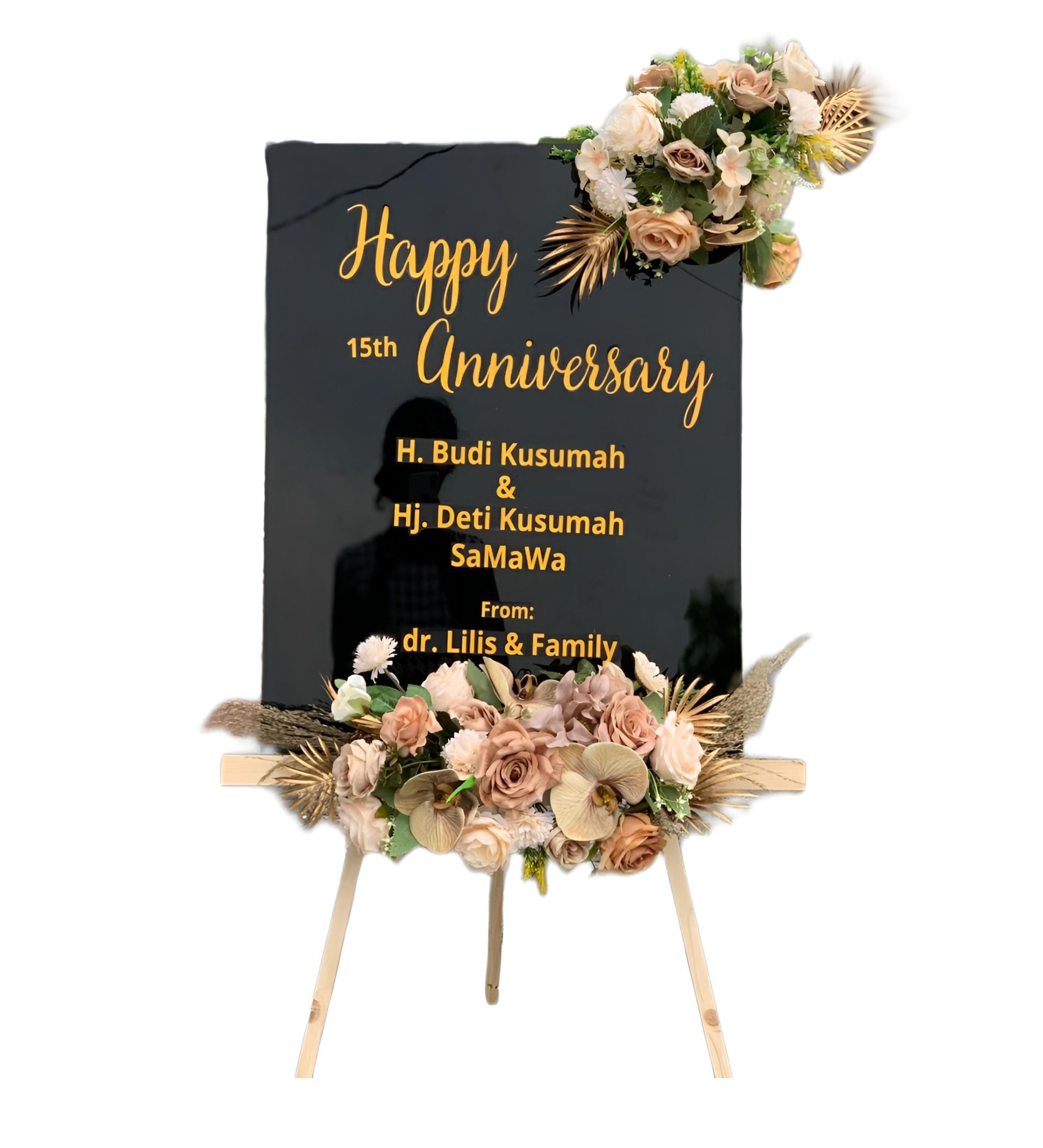 Papan Bunga Akrilik Leitimur Selatan